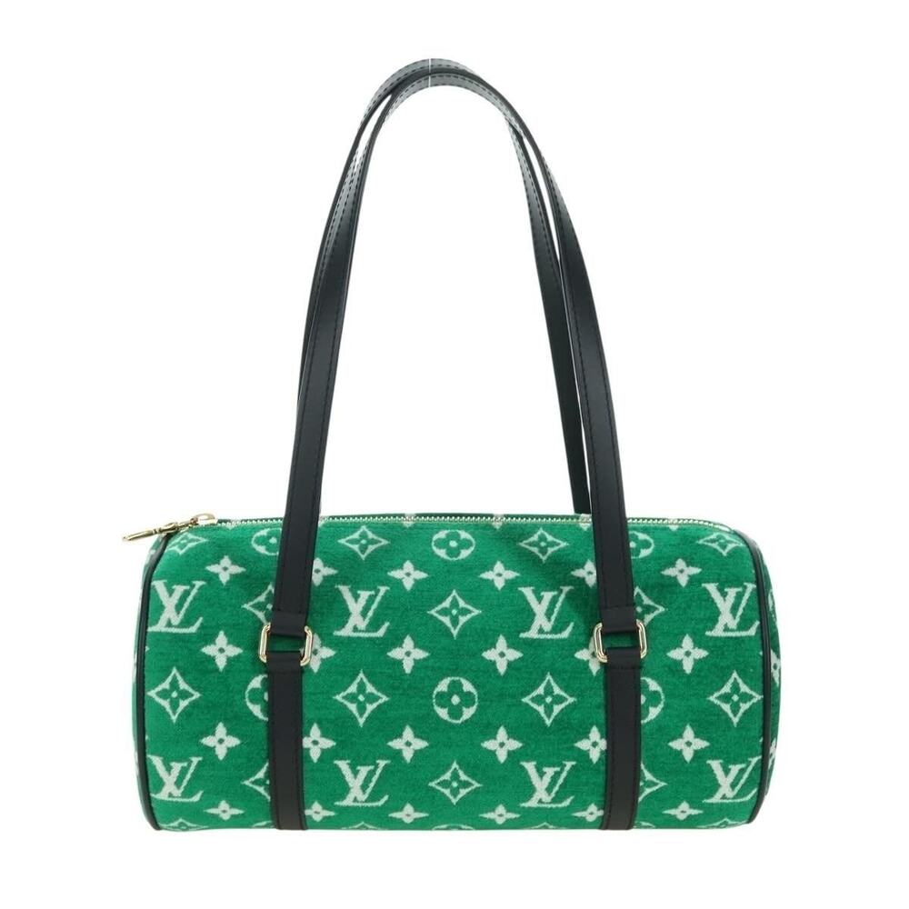 Louis Vuitton Monogram Jaguar Papillon Handbag Green